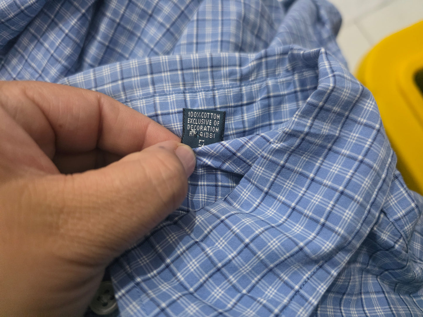Camisa Classic Fit Ralph Lauren Grande L Azul Cuadros (Usado)