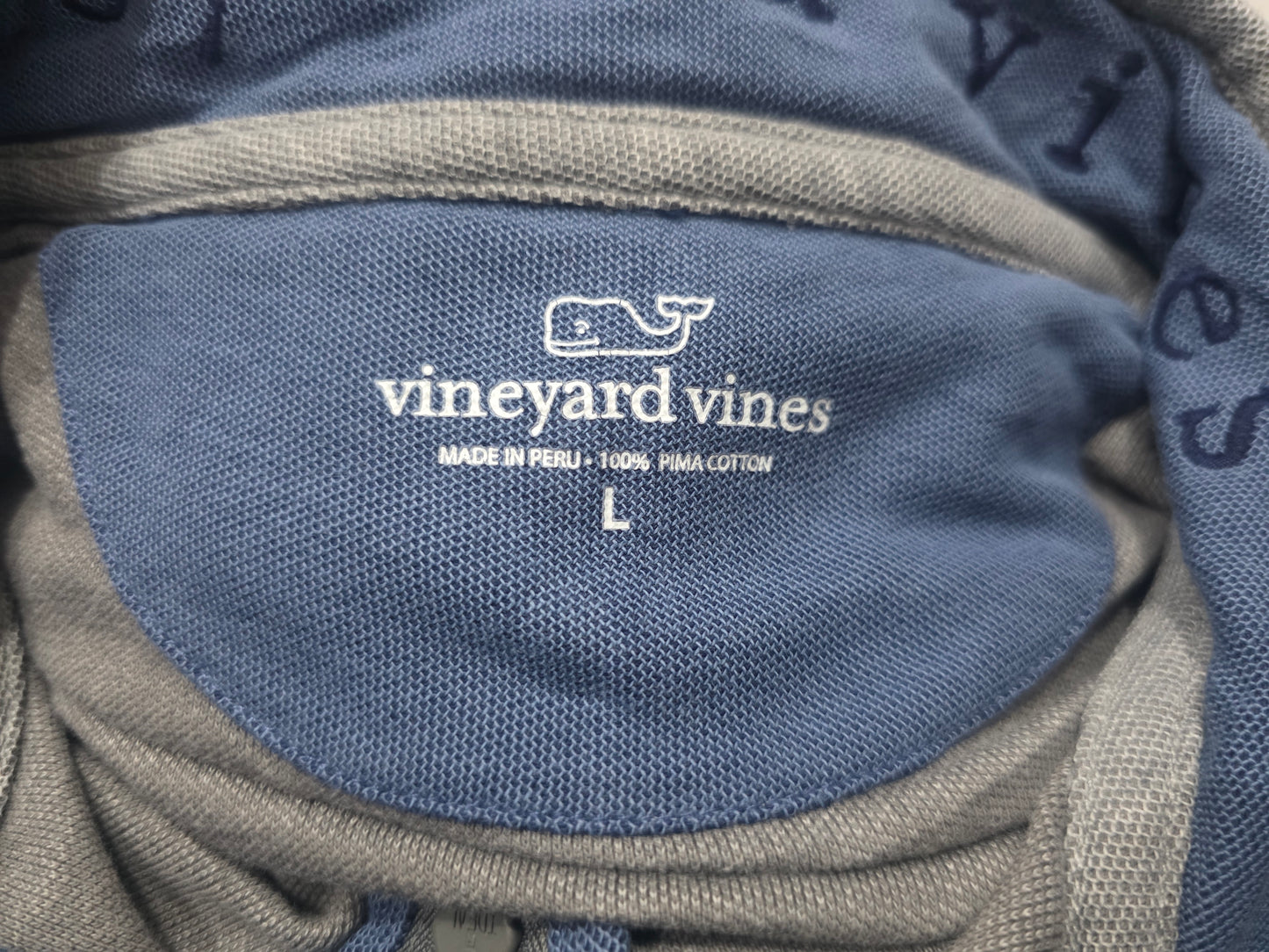Sueter Vineyard Vines Grande L Gris (Usado)