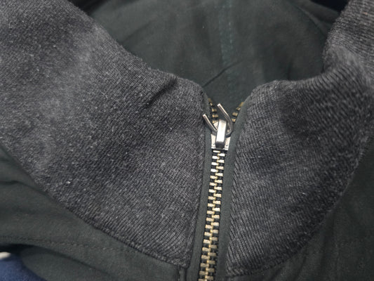 Sudadera Ralph Lauren Grande L Negro Cierre Corto (Usado)