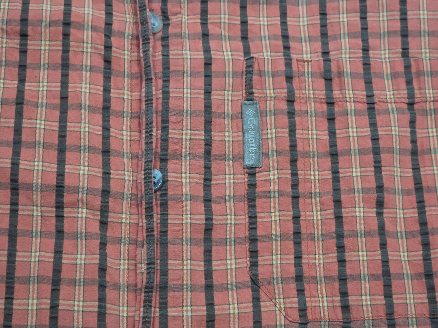 Camisa Manga Corta Columbia Xgrande Naranja (Usado)