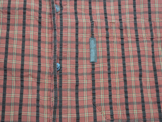 Camisa Manga Corta Columbia Xgrande Naranja (Usado)