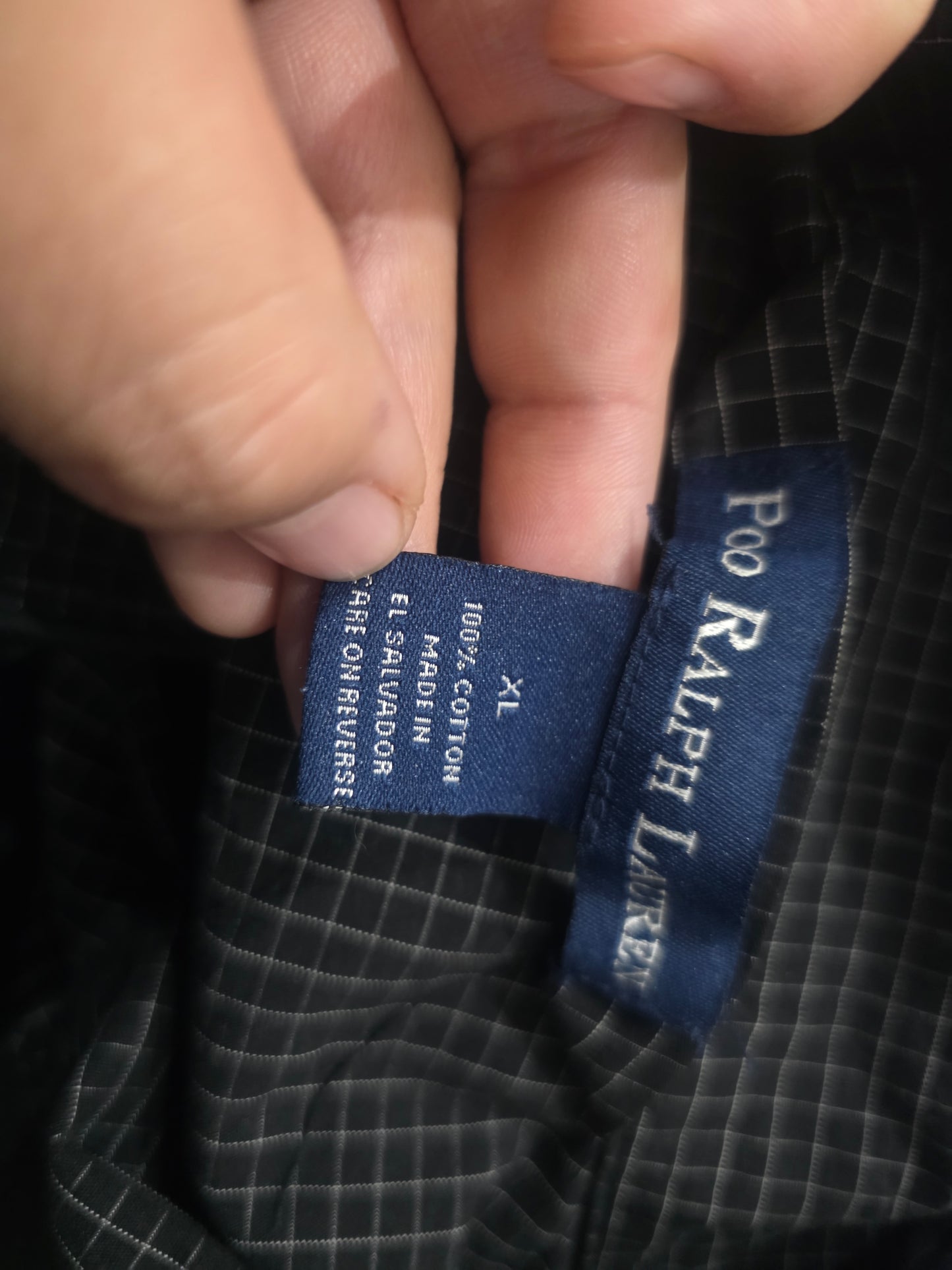 Camisa Pijama Xgrande Xl Negro Cuadros (Usado)