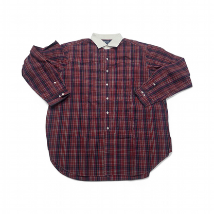 Camisa Ralph Lauren 2xl 18 Estate Classic Cuadro Rojo Azul (Usado)