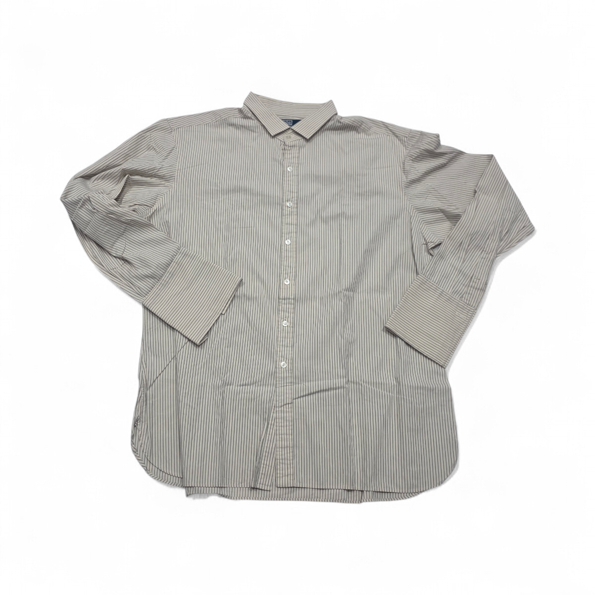 Camisa Ralph Lauren 2xl Cricket Beige Lineas (Usado)