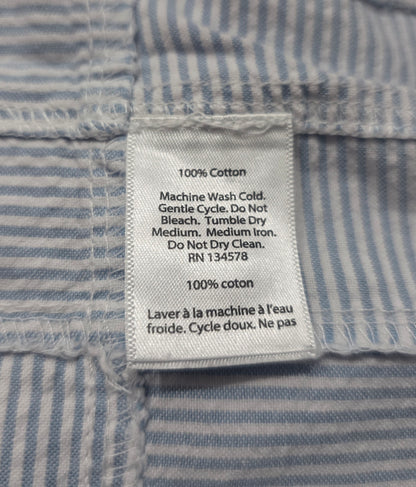 Camisa Vineyard Vines 2xl Slimfit Azul Claro Lineas (Usado)