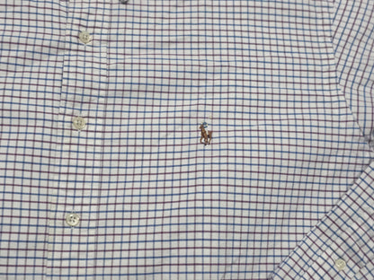 Camisa Ralph Lauren 2xl Classic Fit Cuadro Blanco Colores (Usado)