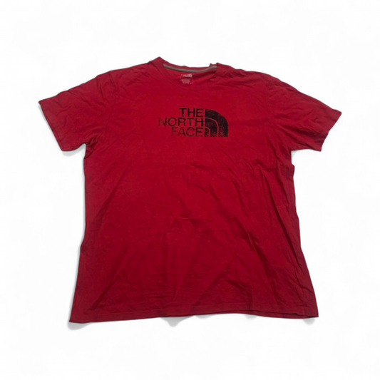 Playera The North Face Roja 2xl Rojo Standard Fit (Usado)