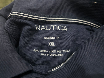 Playera Polo Nautica 2xl Classic Fit Azul Manga Larga (Usado)
