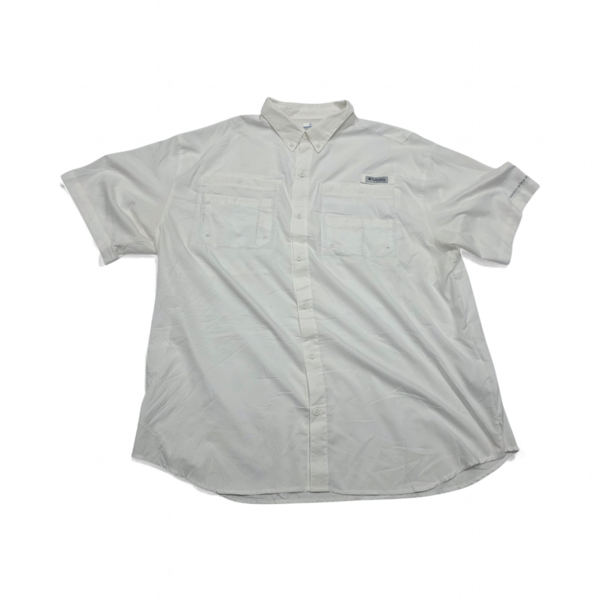 Camisa Columbia Pfg 2xl Blanca Manga Corta (Usado)