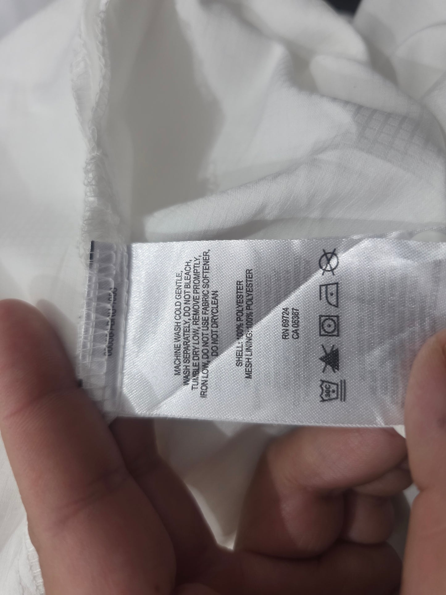 Camisa Columbia Pfg 2xl Blanca Manga Corta (Usado)