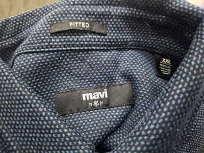 Camisa Mavi 2xl Fitted Azul (Usado)