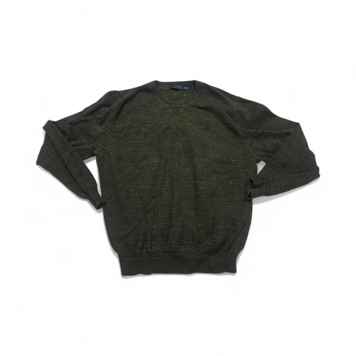 Suéter Ralph Lauren 2xl Verde Pony Negro (Usado)