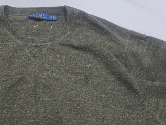 Suéter Ralph Lauren 2xl Verde Pony Negro (Usado)