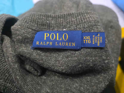 Suéter Ralph Lauren 2xl Verde Pony Negro (Usado)