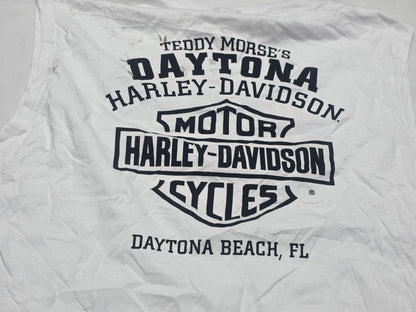 Playera Sin Mangas Harley Davidson 4xl Blanco (Usado)