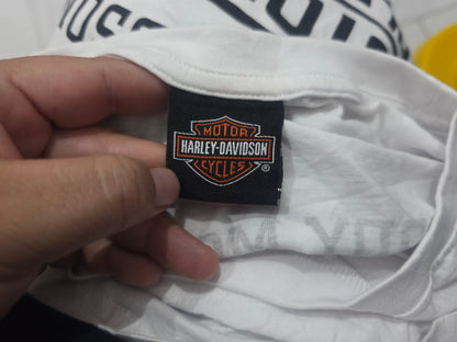 Playera Sin Mangas Harley Davidson 4xl Blanco (Usado)