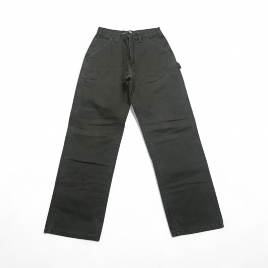 Pantalon Carhartt 30x32 Relaxed Verde Forro Interno (Usado)