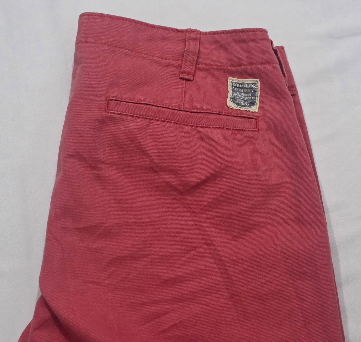 Pantalon Ralph Lauren 34x30 Recto Coral (Usado)