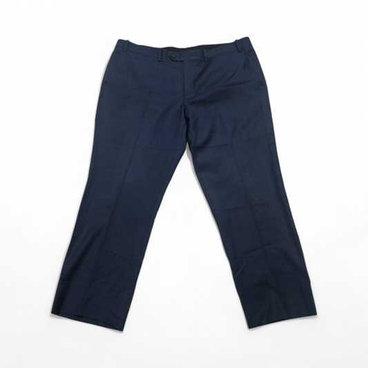 Pantalon Ralph Lauren 40x30 Recto Azul Vestir (Usado)