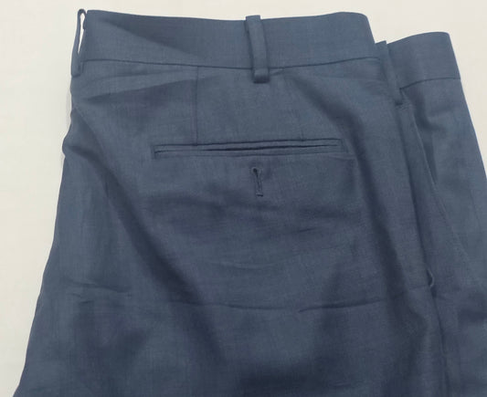 Pantalon Ralph Lauren 40x30 Recto Azul Vestir (Usado)