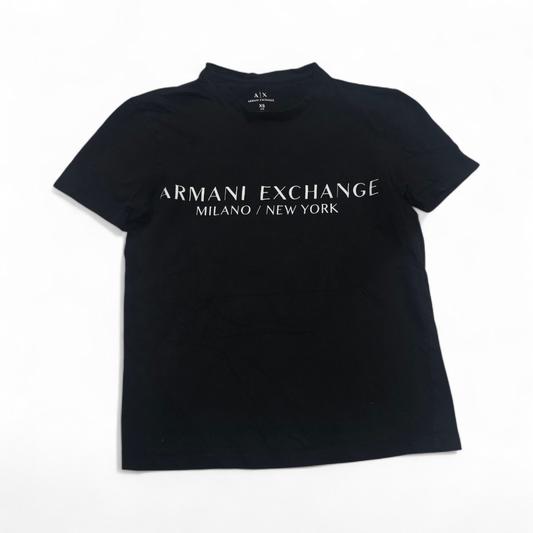 Playera Armani Exchange Xchico Xs Slimfit Negro (Usado)