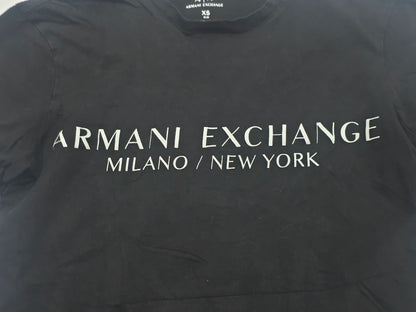 Playera Armani Exchange Xchico Xs Slimfit Negro (Usado)