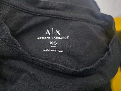 Playera Armani Exchange Xchico Xs Slimfit Negro (Usado)