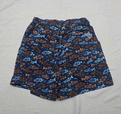 Bermuda Columbia Pfg Chico S Azul Peces (Usado)