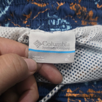 Bermuda Columbia Pfg Chico S Azul Peces (Usado)