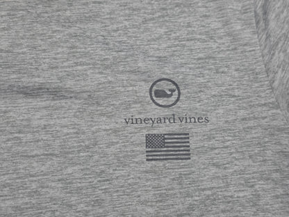 Playera Vineyard Vines Chico S Gris Performance (Usado)