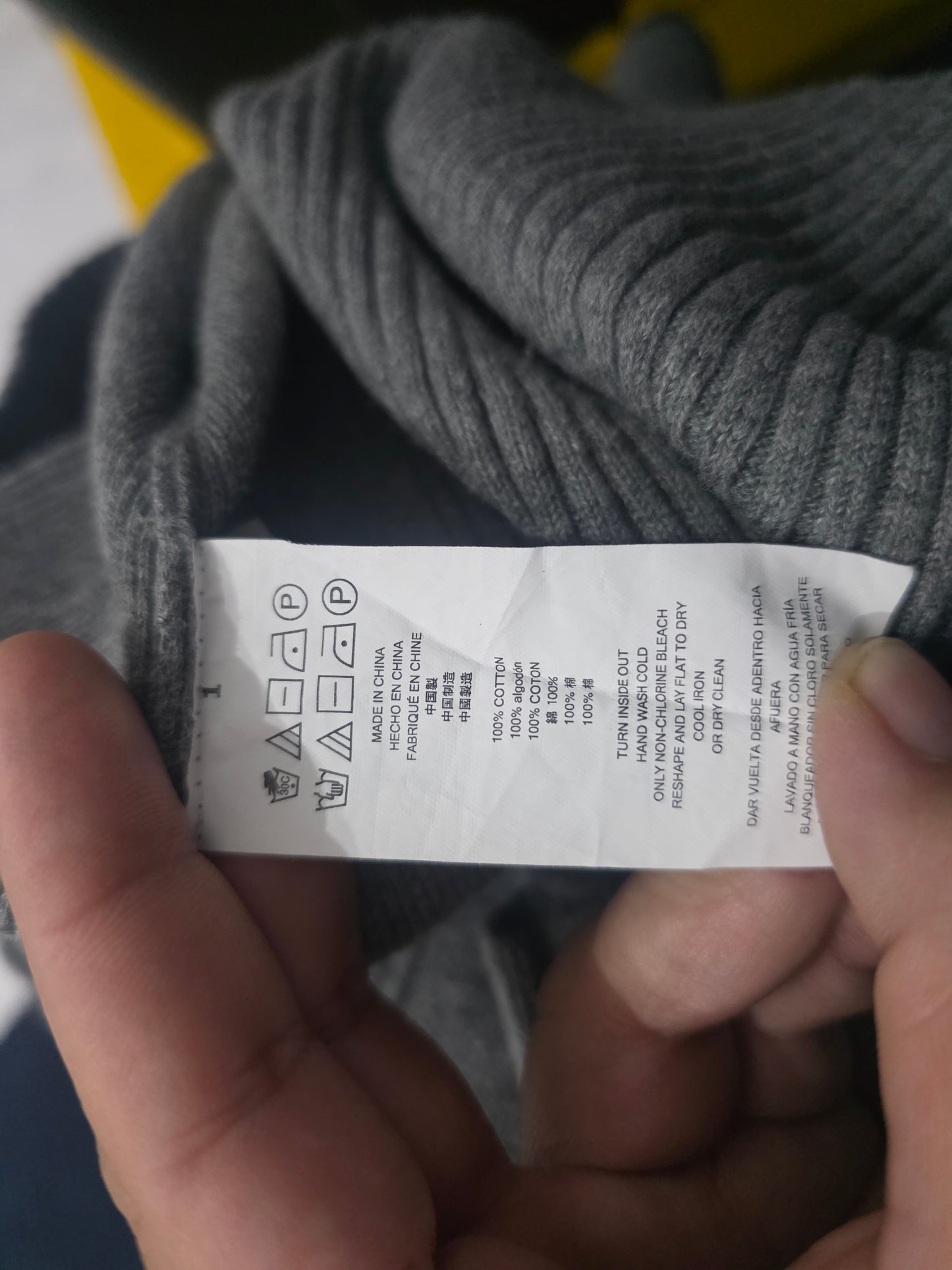 Sueter Michael Kors Chico S Gris Cuello Alto (Usado)