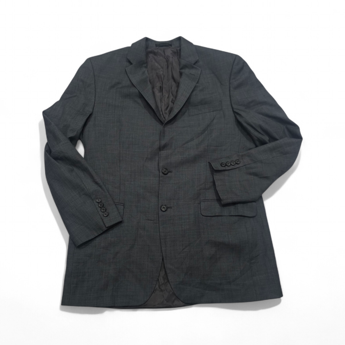 Saco Ralph Lauren 42l Gris Oscuro (Usado)