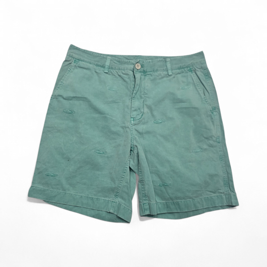 Bermuda Vineyard Vines Talla 33 Verde Deslavado (Usado)