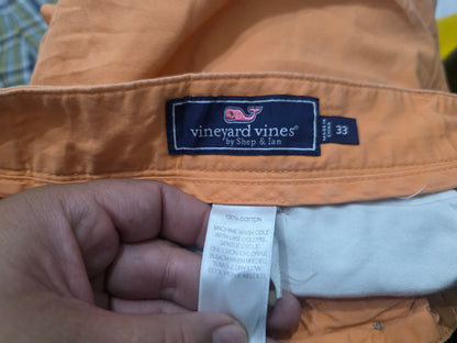 Bermuda Vineyard Vines Talla 33 Naranja (Usado)