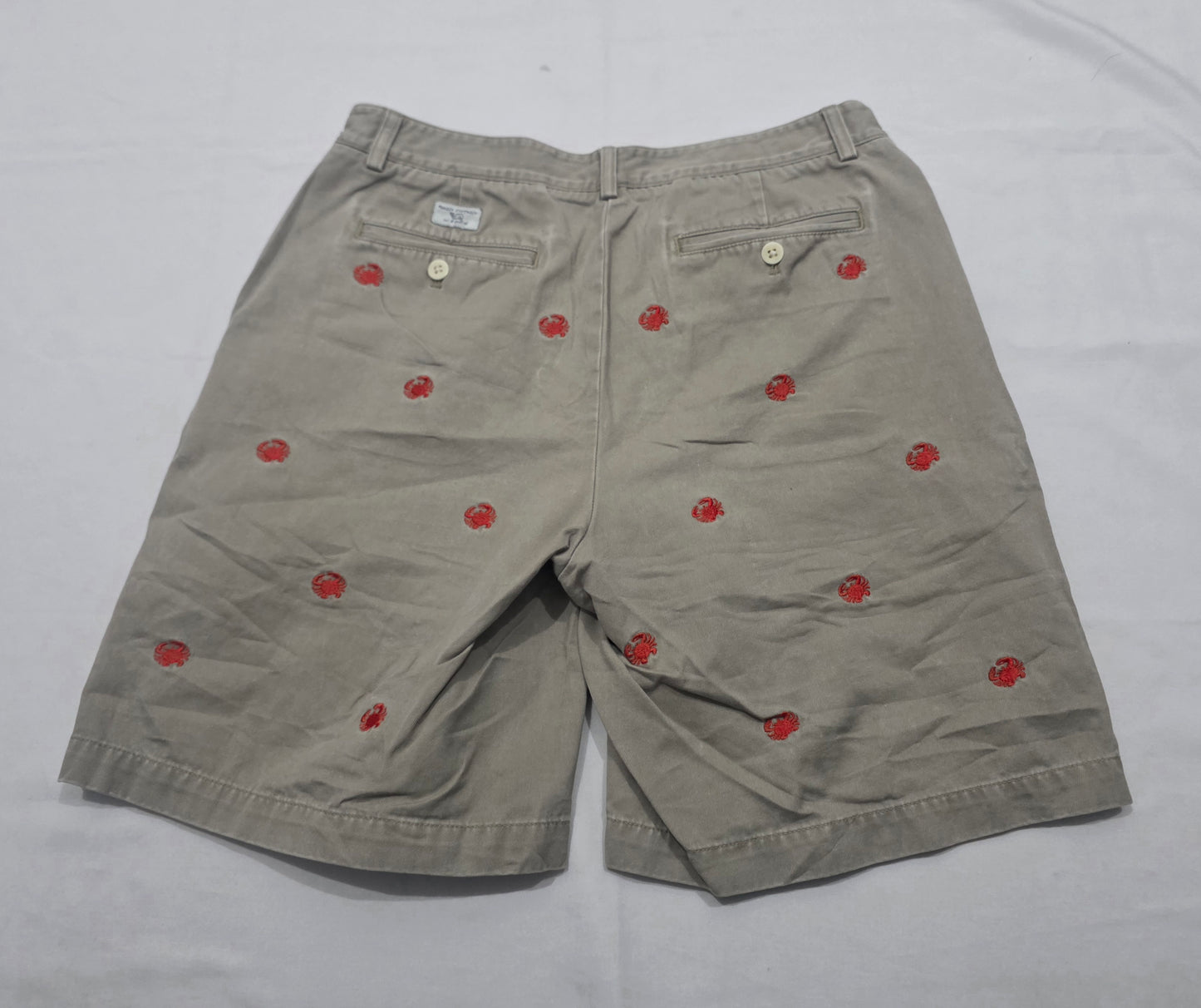 Bermuda Vineyard Vines Talla 33 Gris Cangrejo Club Short (Usado)