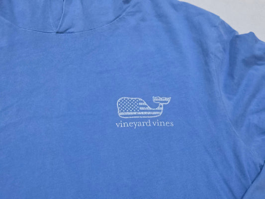 Playera Vineyard Vines Mediana M Azul Con Gorro (Usado)