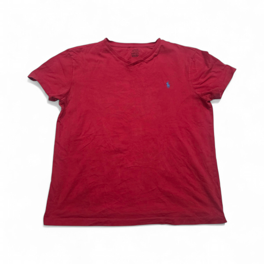 Playera Ralph Lauren Mediana M Rosa Pony Azul (Usado)
