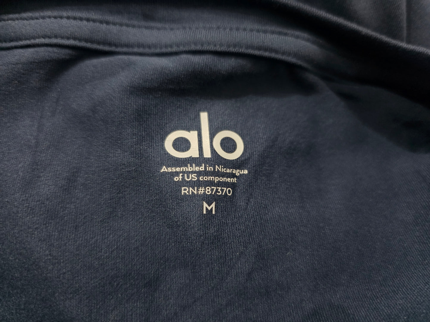 Playera Alo Yoga Mediana M Azul