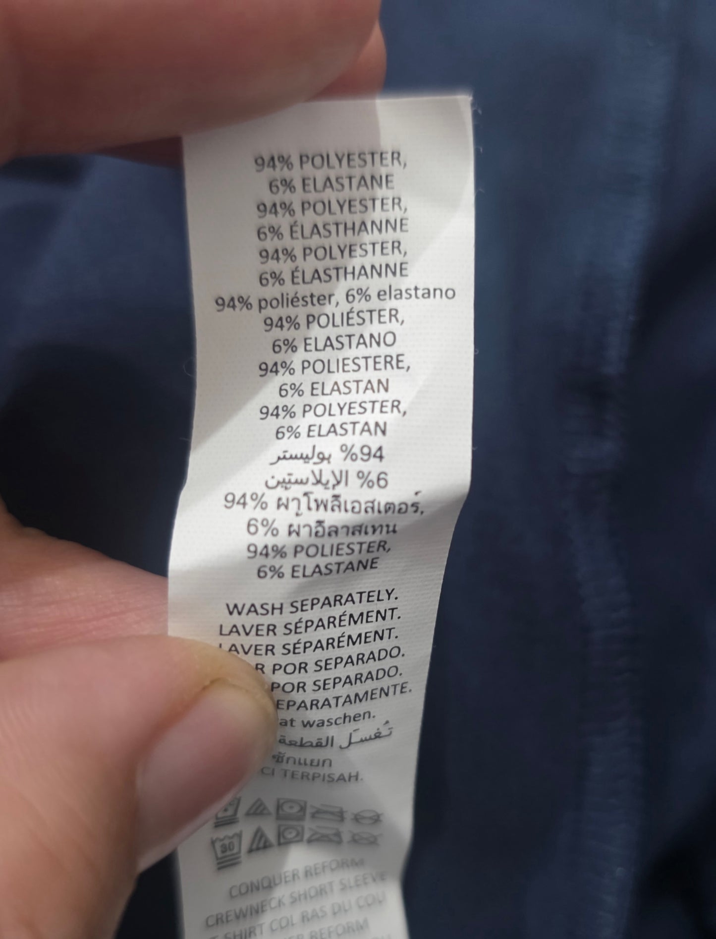 Playera Alo Yoga Mediana M Azul
