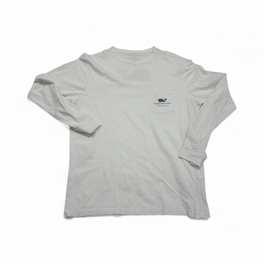 Playera Vineyard Vines Mediana Manga Larga Blanca (Usado)