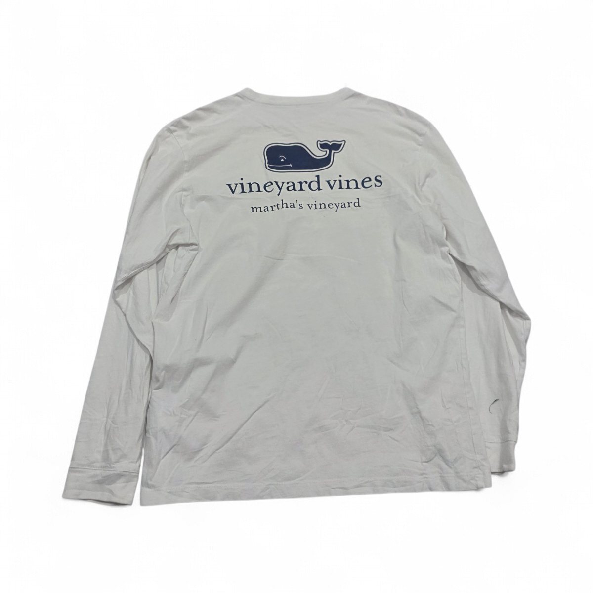 Playera Vineyard Vines Mediana Manga Larga Blanca (Usado)