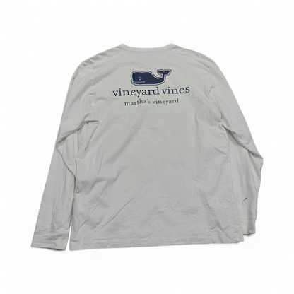 Playera Vineyard Vines Mediana Manga Larga Blanca (Usado)