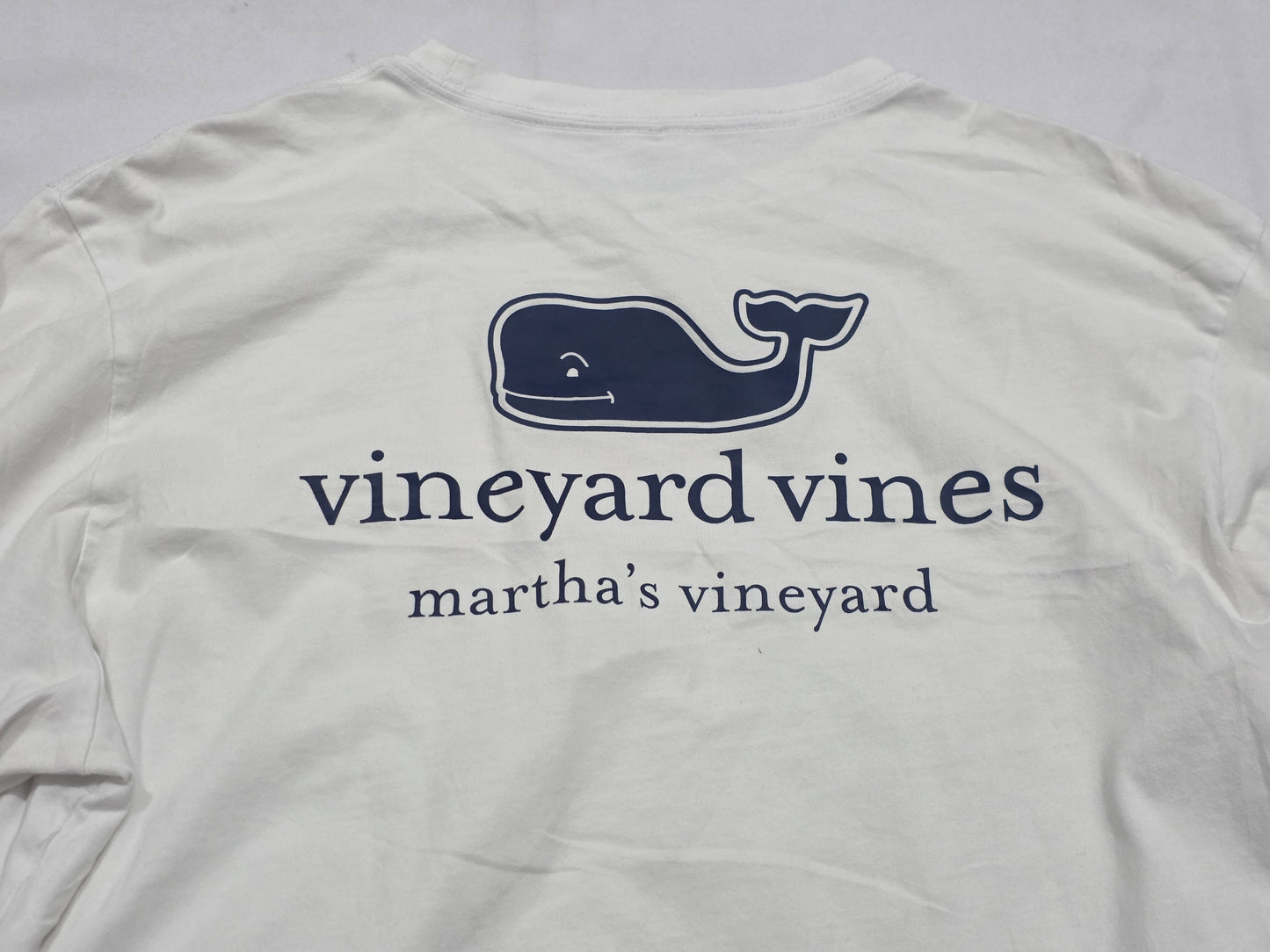 Playera Vineyard Vines Mediana Manga Larga Blanca (Usado)