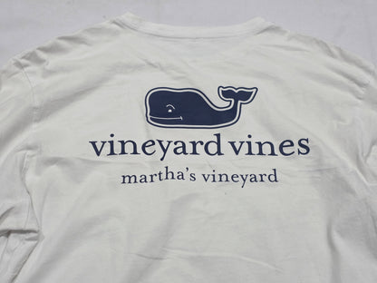 Playera Vineyard Vines Mediana Manga Larga Blanca (Usado)