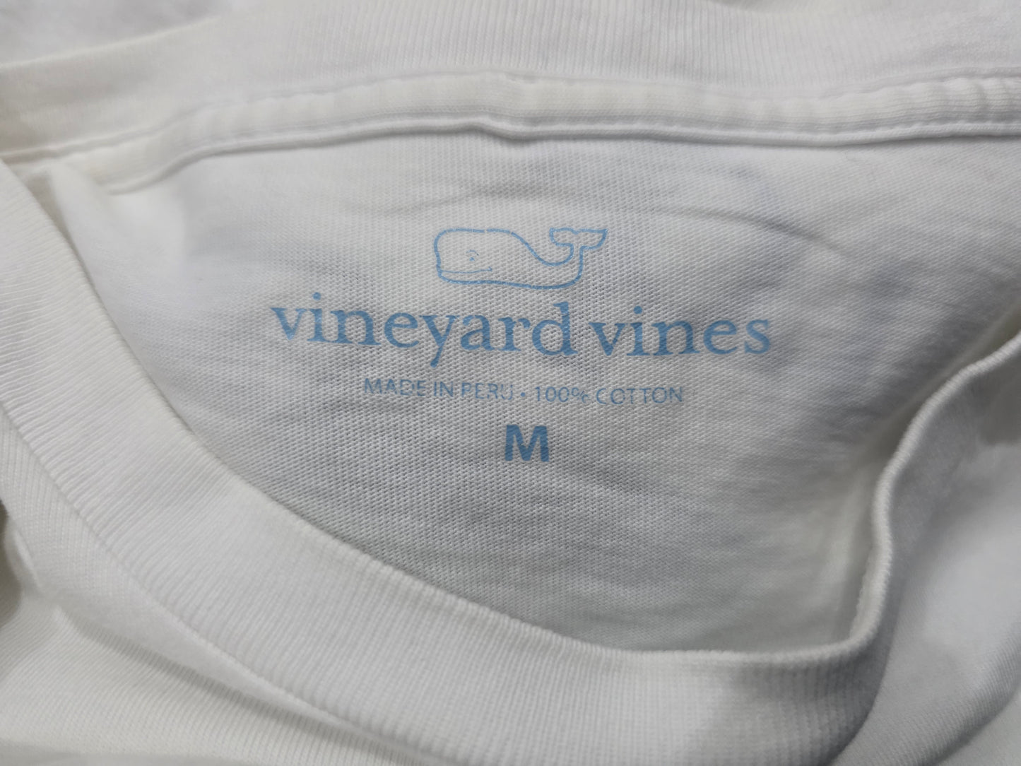 Playera Vineyard Vines Mediana Manga Larga Blanca (Usado)