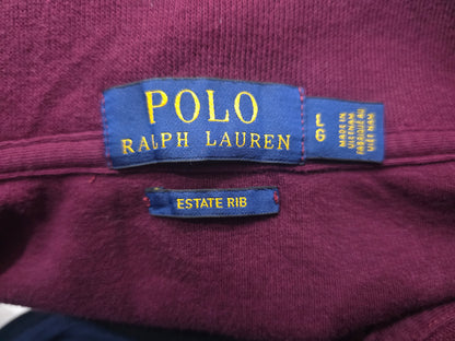 Sueter Ralph Lauren Grande L Vino Estate Rib Pony Colores (Usado)