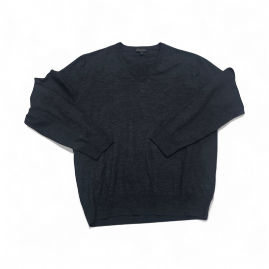Sueter Brooks Brothers Grande L Gris Cuello V (Usado)
