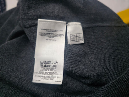 Sueter Brooks Brothers Grande L Gris Cuello V (Usado)