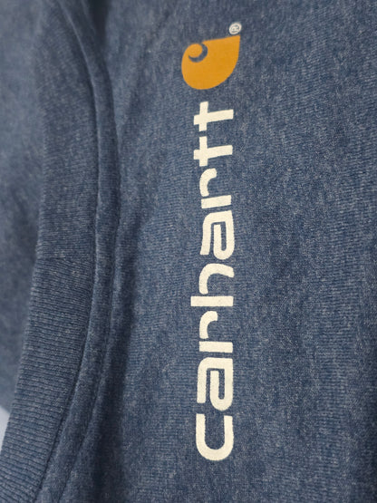 Playera Carhartt Grande L Original Fit Azul Letras (Usado)