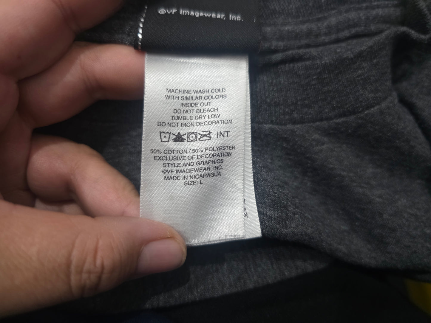 Playera Manga Larga Harley Davidson Grande L Gris (Usado)